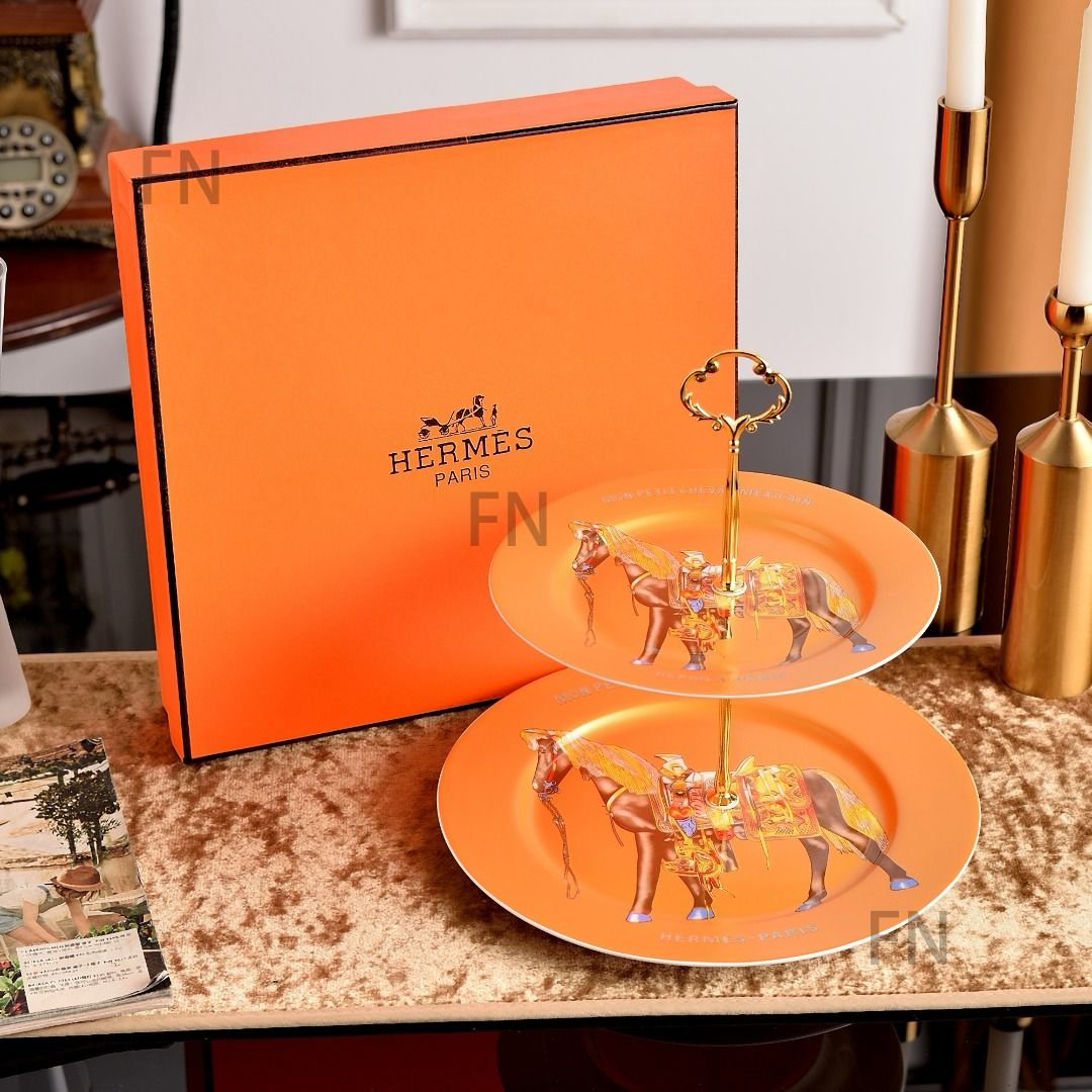 Hermes sweet serving cake - Hermes Tray | Aleppo Gift UAE